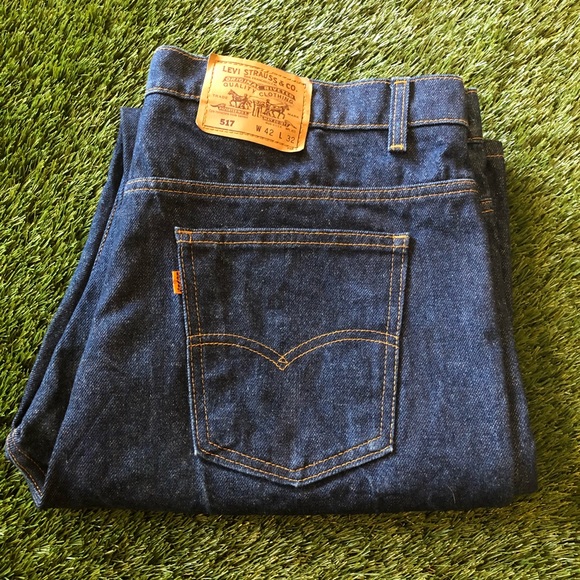 Vintage Orange Tab Levi’s 517 Jeans NWOT - Picture 5 of 8